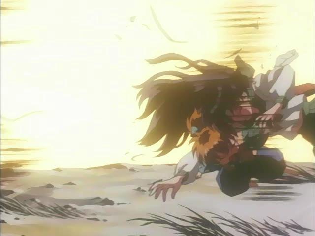 Otaku Gallery  / Anime e Manga / Inu-Yasha / Screen Shots / Episodi / 009 - L`arrivo di Shippo, i fratelli Raiju Hiten e Manten / 111.jpg